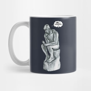 The man stopped thinking Mug